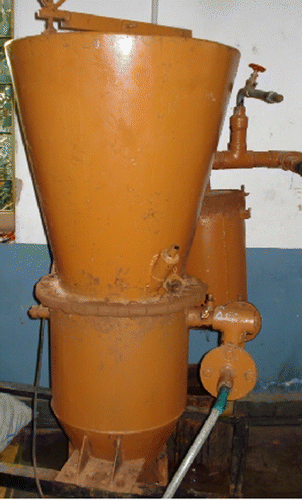 Figure 4 Photographic view of a downdraft gasifier.
