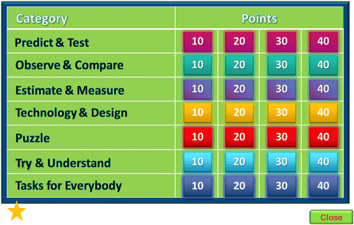 Figure 1a. NaWigator quiz screen.