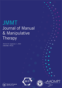 Cover image for Journal of Manual & Manipulative Therapy, Volume 32, Issue sup1, 2024