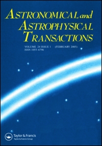 Cover image for Astronomical & Astrophysical Transactions, Volume 24, Issue 4, 2005