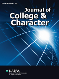 Cover image for Journal of College and Character, Volume 19, Issue 1, 2018