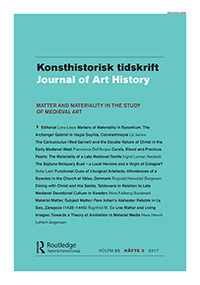 Cover image for Konsthistorisk tidskrift/Journal of Art History, Volume 86, Issue 3, 2017