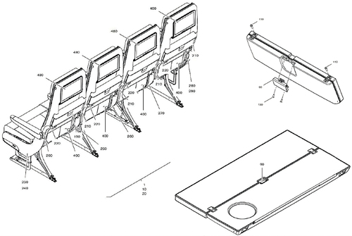 Figure 3. Recaro bi-fold table (Kamber, Citation2019).