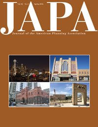 Cover image for Journal of the American Planning Association, Volume 82, Issue 2, 2016