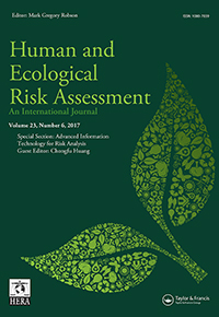 Cover image for Human and Ecological Risk Assessment: An International Journal, Volume 23, Issue 6, 2017