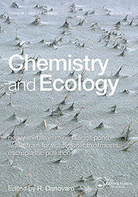 Cover image for Chemistry and Ecology, Volume 36, Issue 4, 2020