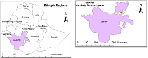 Figure 2. Study region where data was collected.