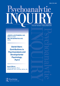 Cover image for Psychoanalytic Inquiry, Volume 38, Issue 2, 2018