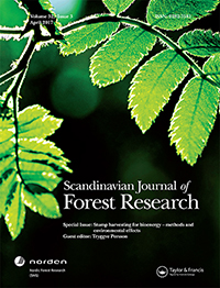 Cover image for Scandinavian Journal of Forest Research, Volume 32, Issue 3, 2017