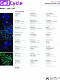 Cover image for Cell Cycle, Volume 15, Issue 4, 2016