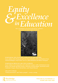 Cover image for Equity & Excellence in Education, Volume 53, Issue 1-2, 2020