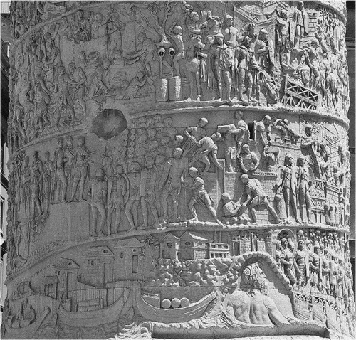 Figure 18. Trajan’s Column, detail. Built in Rome in 113 AD.