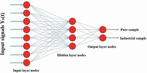 Figure 2. Schematic of multilayer perceptron neural network