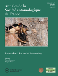 Cover image for Annales de la Société entomologique de France (N.S.), Volume 51, Issue 4, 2015
