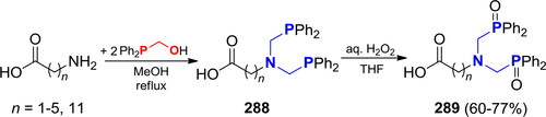 Scheme 169. Preparation of diphosphine dioxides from ω-amino acids.[Citation571]