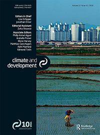 Cover image for Climate and Development, Volume 12, Issue 10, 2020