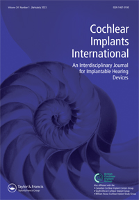 Cover image for Cochlear Implants International, Volume 24, Issue 1, 2023