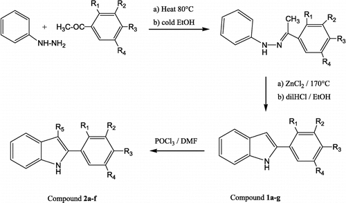 Figure 2 Synthetic route for the preparation of 2PI and 2PIA derivatives.