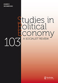 Cover image for Studies in Political Economy, Volume 103, Issue 3, 2022