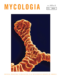 Cover image for Mycologia, Volume 115, Issue 4, 2023