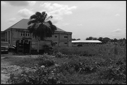 Figure 2. Location of an emerging PoW in nature reserve, Oforikrom Sub-Metro, Kumasi.