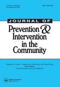 Cover image for Journal of Prevention & Intervention in the Community, Volume 50, Issue 3, 2022