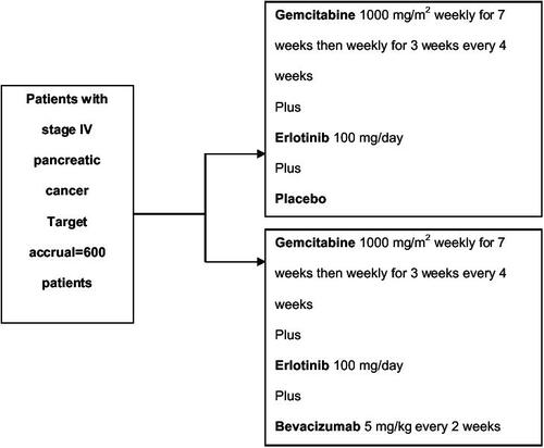 Figure 2 Study schema for the AVITA randomized Phase III study.