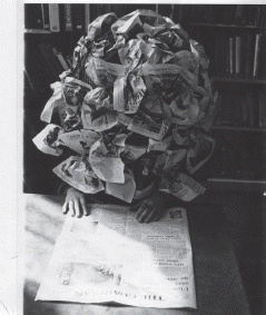 Figure 3. Ian Breakwell, Episode in a Small Town Library, 1970, Dyed photograph. 71.1 × 58.4 cm. Copyright the Estate of Ian Breakwell, courtesy of the Anthony Reynolds Gallery, London