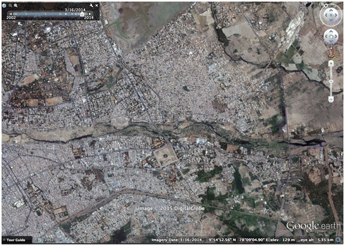 Figure 5. Aerial map of Madurai, 2014. Source: Google maps.