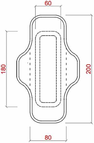 Figure 3. The Layout of a Sanitary Pad.