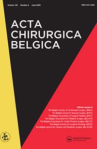 Cover image for Acta Chirurgica Belgica, Volume 120, Issue 3, 2020