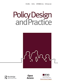 Cover image for Policy Design and Practice, Volume 6, Issue 3, 2023