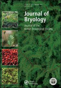 Cover image for Journal of Bryology, Volume 33, Issue 4, 2011