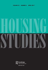 Cover image for Housing Studies, Volume 32, Issue 3, 2017
