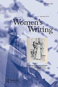 Cover image for Women's Writing, Volume 25, Issue 4, 2018