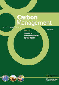 Cover image for Carbon Management, Volume 11, Issue 6, 2020