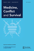 Cover image for Medicine, Conflict and Survival, Volume 30, Issue 1, 2014