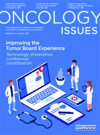 Cover image for Oncology Issues, Volume 34, Issue 5, 2019