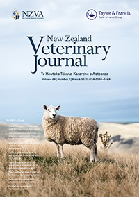 Cover image for New Zealand Veterinary Journal, Volume 69, Issue 2, 2021