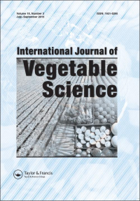 Cover image for International Journal of Vegetable Science, Volume 28, Issue 4, 2022