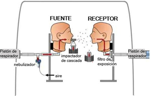 Figura 3. Representación esquemática que ilustra el impacto en cascada sobre los experimentos.