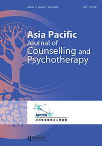 Cover image for Asia Pacific Journal of Counselling and Psychotherapy, Volume 13, Issue 1, 2022