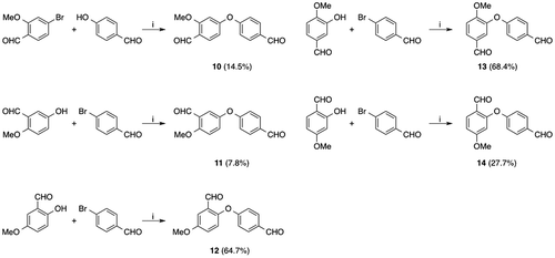 Fig. 3. Synthesis of compounds 10–14.