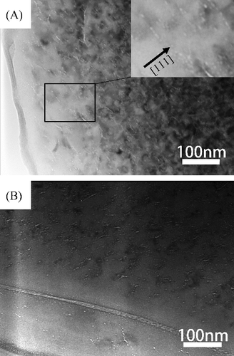Figure 3. TEM micrographs of the as-received r001c21 specimen.