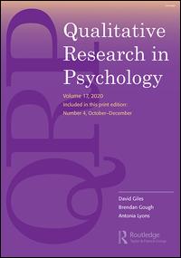 Cover image for Qualitative Research in Psychology, Volume 5, Issue 1, 2008