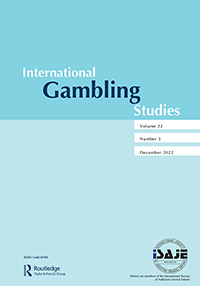 Cover image for International Gambling Studies, Volume 22, Issue 3, 2022