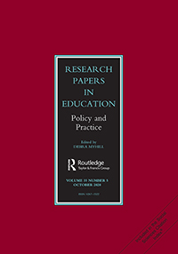 Cover image for Research Papers in Education, Volume 35, Issue 5, 2020