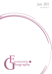 Cover image for Economic Geography, Volume 99, Issue 3, 2023