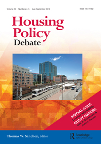 Cover image for Housing Policy Debate, Volume 26, Issue 4-5, 2016