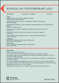 Cover image for Journal of Contemporary Asia, Volume 28, Issue 3, 1998